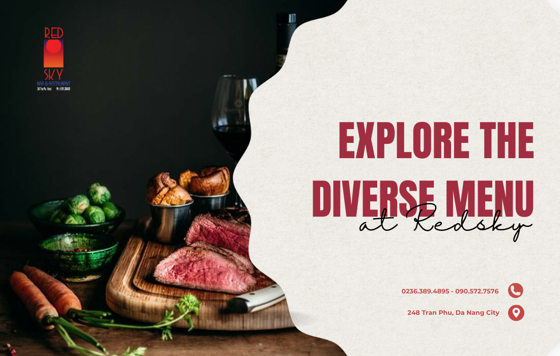 Explore the Diverse Menu at Redsky