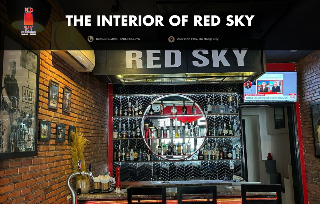 The interior of red sky