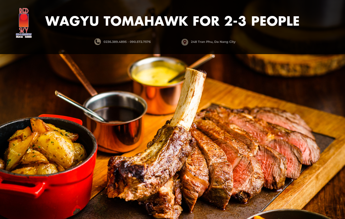 Waguy tomahawk for 2-3 people