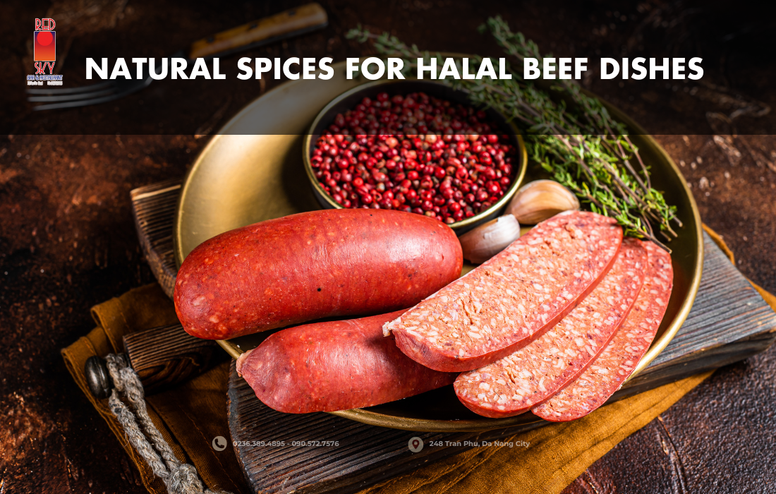 Natural spices for Halal beef dishes