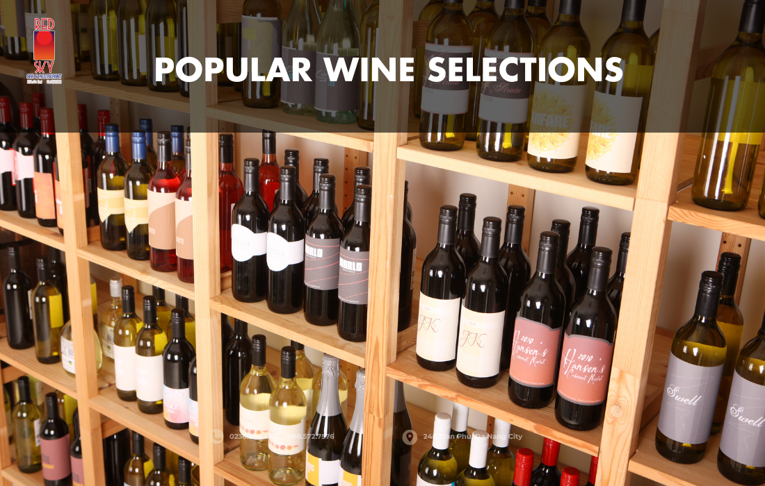 Popular wine selections