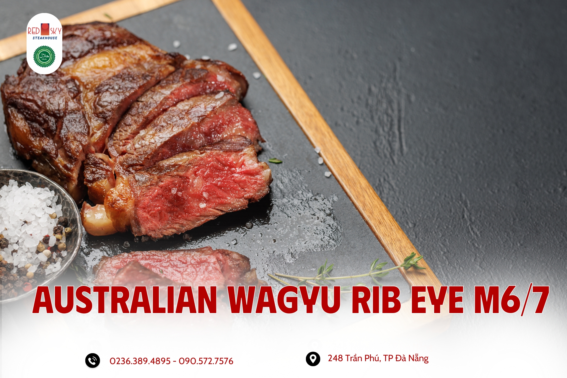 Australian wagyu rib eye M6/7
